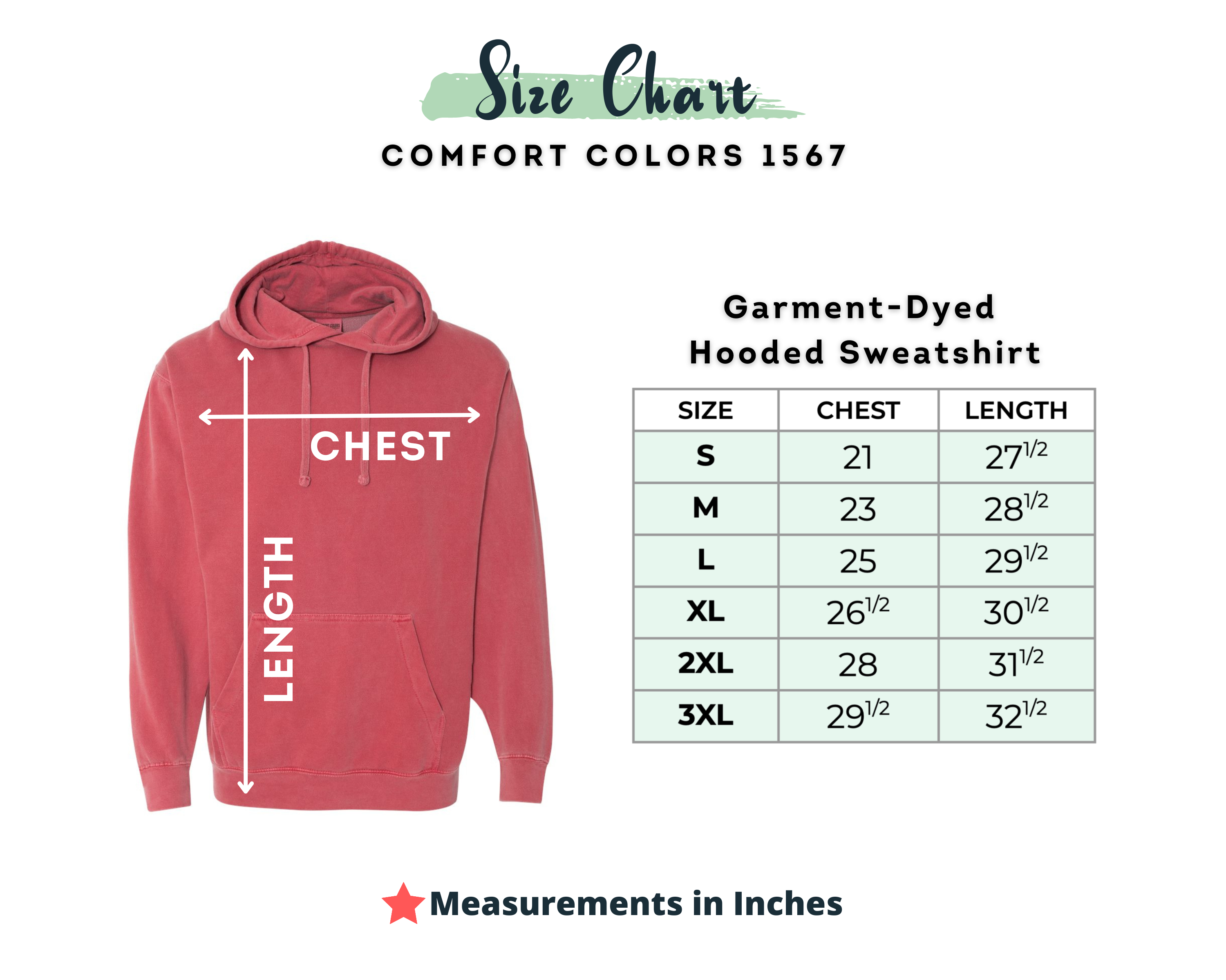 Comfort Colors - Garment-Dyed Hooded Sweatshirt - 1567