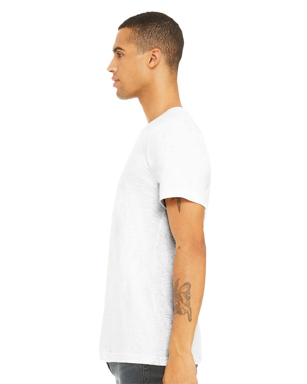 White Jersey  T-Shirts 