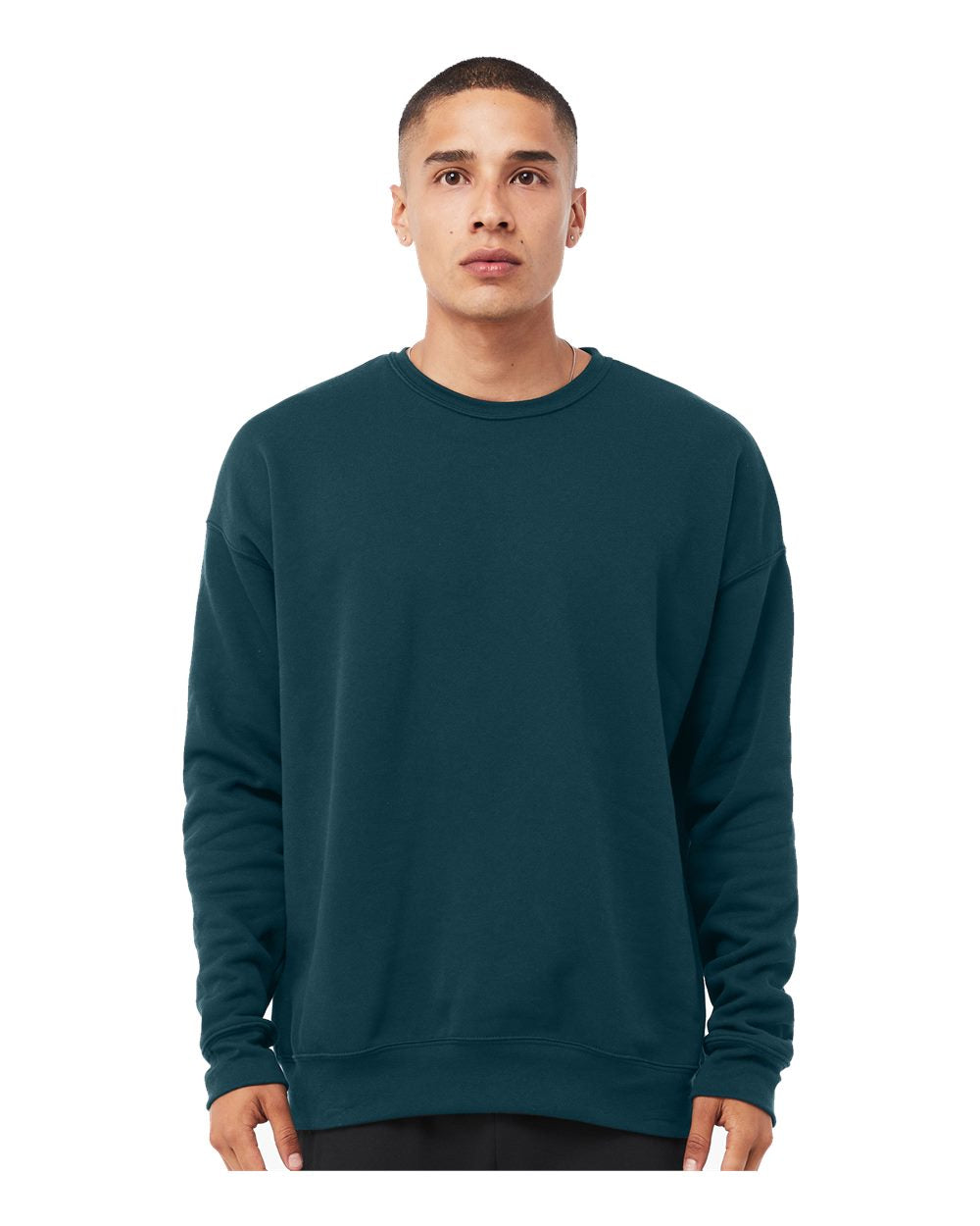 Fleece Drop Shoulder Crewneck