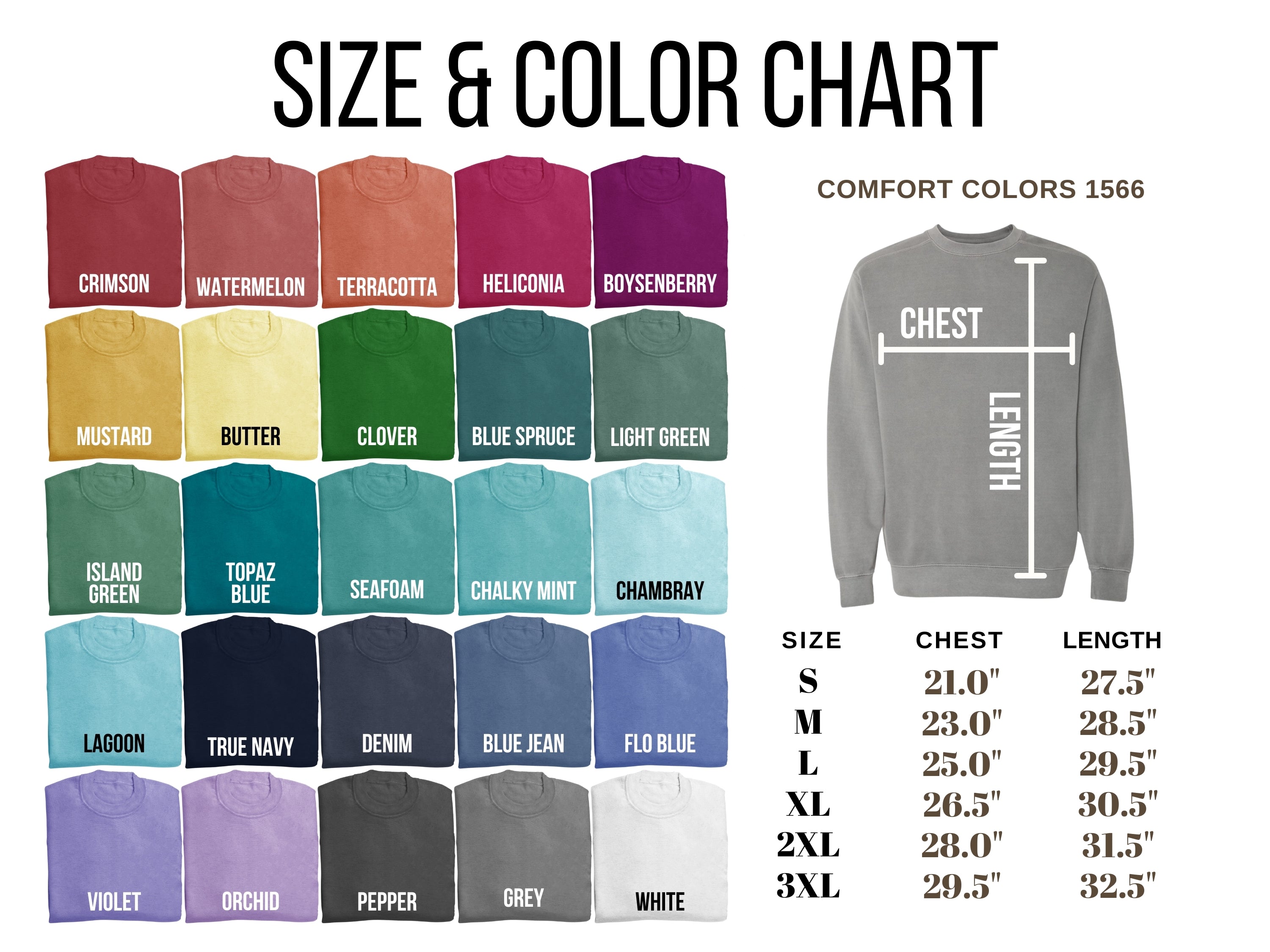 Comfort Colors - Garment-Dyed Sweatshirt - 1566