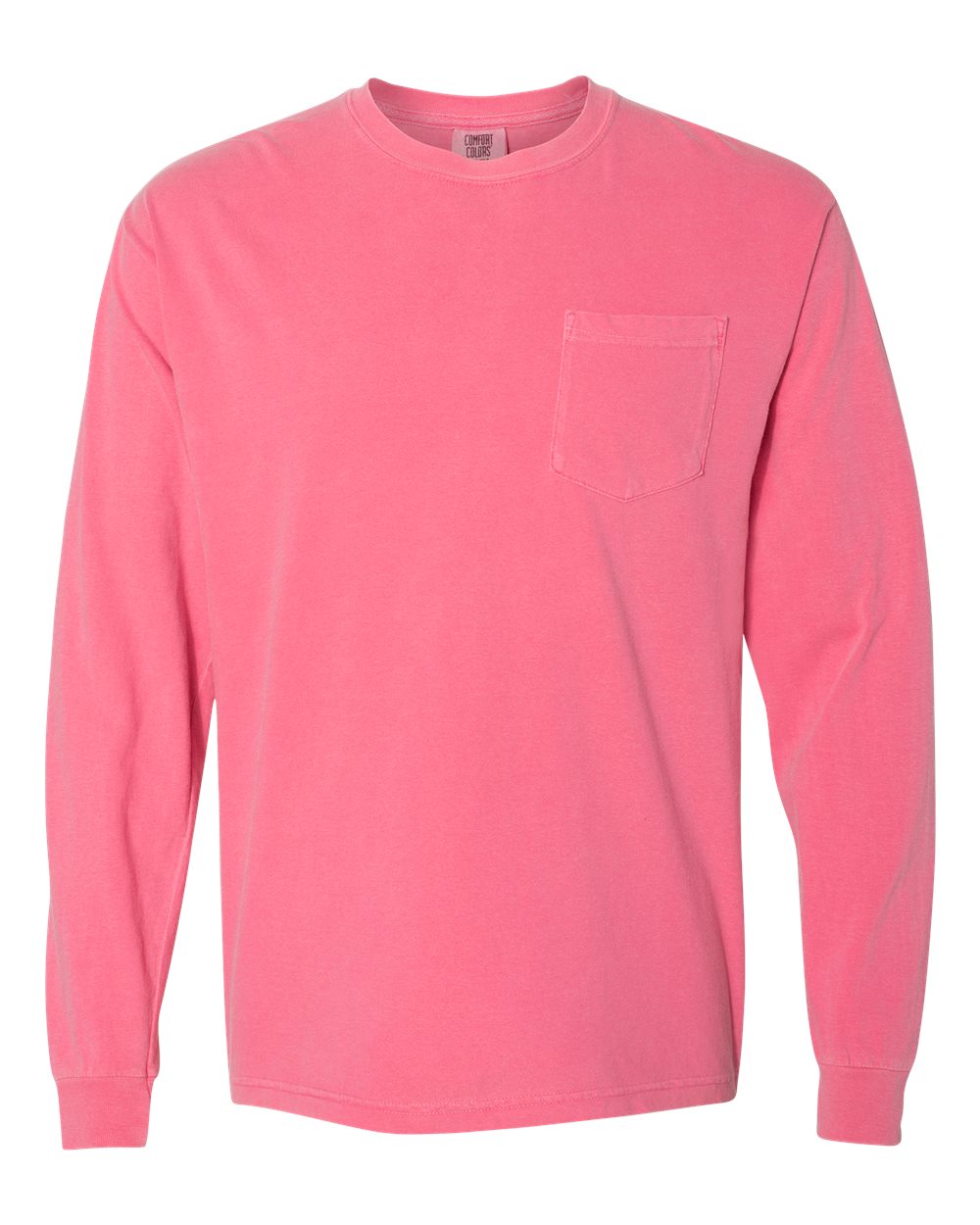 Comfort Colors - Garment-Dyed Heavyweight Long Sleeve Pocket T-Shirt - 4410