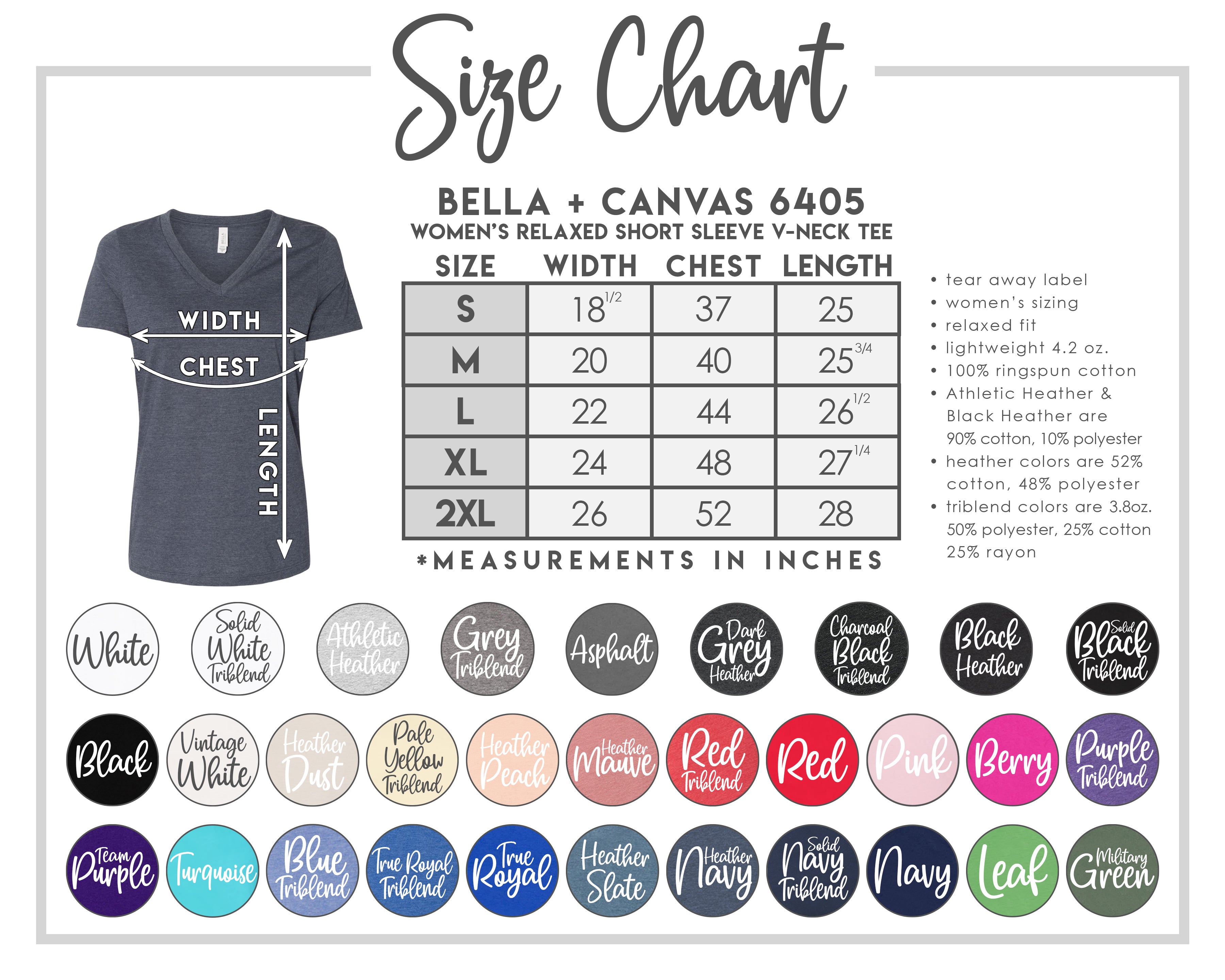 BELLA + CANVAS - Women’s Relaxed Jersey V-Neck Tee - 6405