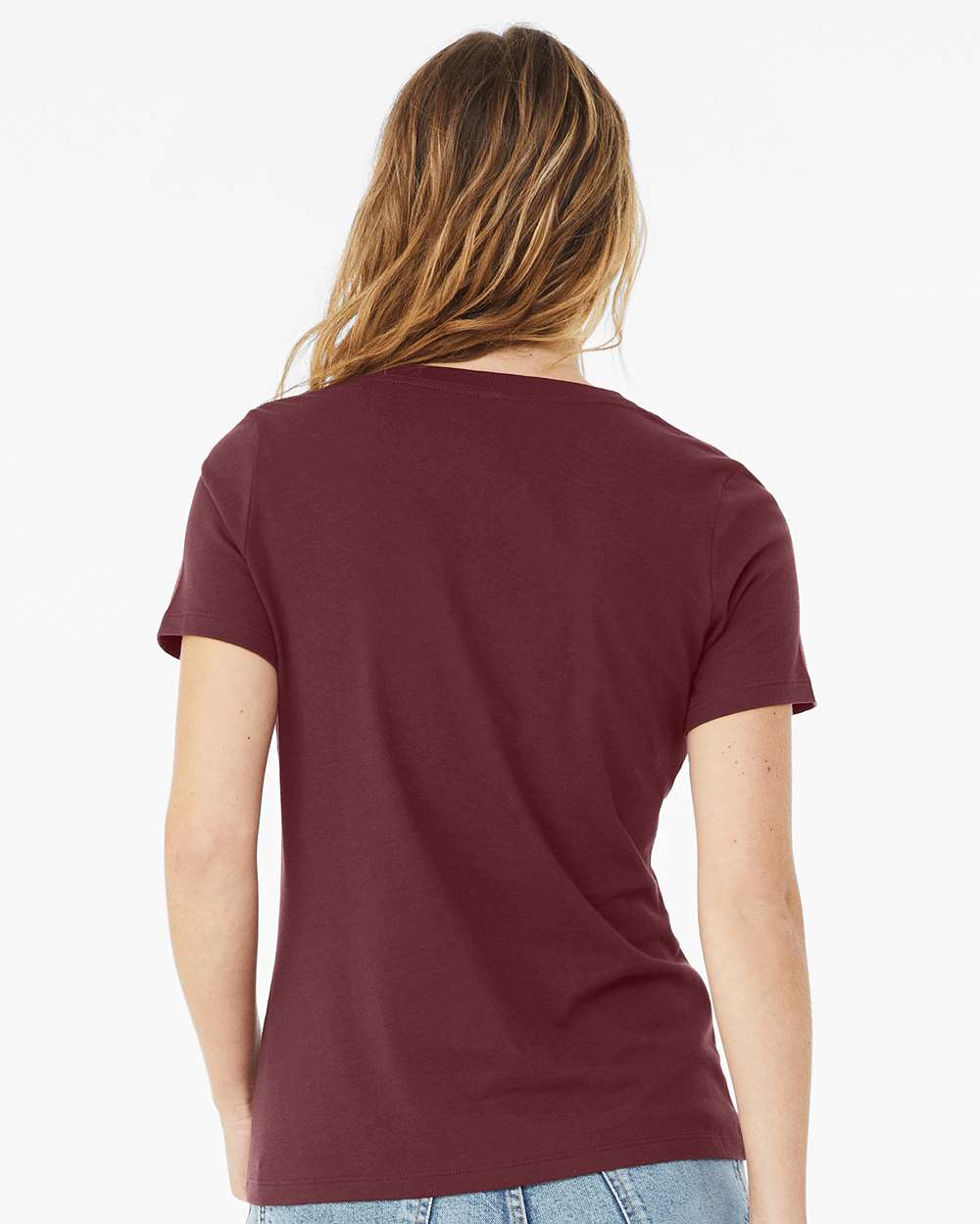 BELLA + CANVAS - Women’s Relaxed Jersey V-Neck Tee - 6405