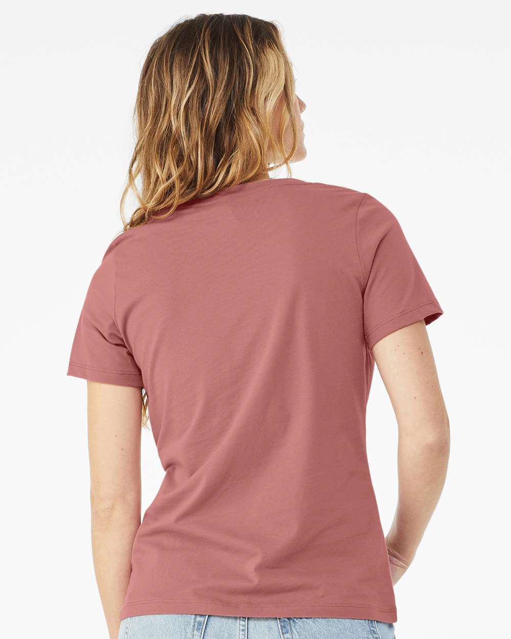 BELLA + CANVAS - Women’s Relaxed Jersey V-Neck Tee - 6405