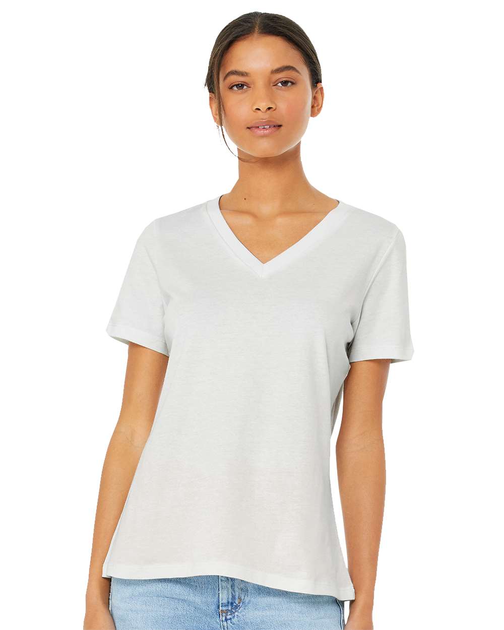 BELLA + CANVAS - Women’s Relaxed Jersey V-Neck Tee - 6405